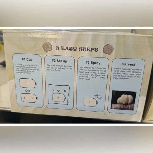 Lion's Mane Mushroom Grow Kit - Picture 2 of 5